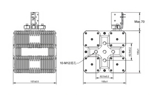 ฟิวส์แรงดันสูง Hudson Fuse รุ่น BS20-ECF4 2000V 300A DC แบบเซรามิกชนิดเป่าเร็ว สำหรับเครื่องชาร์จ EV และ ESS - Product Image 5