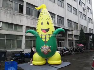 Store Advertising Giant Inflatable Corn Vegetable Balloon with Brand Logo