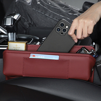 Boîte de rangement pour l'espace entre les sièges, sans interférence avec le levier de vitesses, avec port de charge, compatible avec BMW, Toyota, Honda, Ford