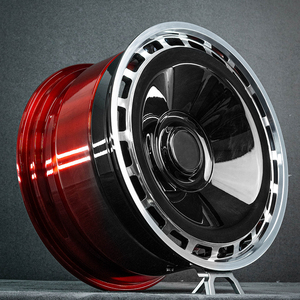 Jantes forgées rétro à déport profond en 2 pièces, ajustement parfait pour les berlines VIP old school, les camions américains classiques et les fourgonnettes VW T-series - Product Image 3