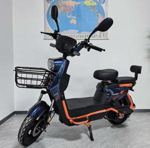 Bicicleta Eléctrica de Dos Ruedas para Adultos con Llantas Anchas, 500W/1000W, 48V, Plegable, Cuadro de Acero al Carbono, 3 Velocidades, Motor Trasero Digital - Product Image 3