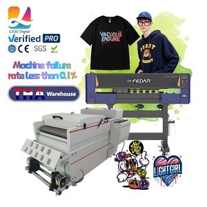 Fedar nhà máy mới nhất kỹ thuật số A1 chiều rộng 2 i3200 đầu dễ dàng để hoạt động nhiệt máy ép dtf máy in cho túi - Product Image 1