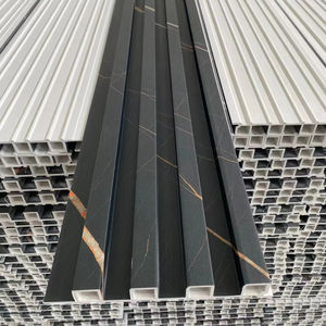 Panneau mural <span class=keywords><strong>d</strong></span>écoratif <span class=keywords><strong>intérieur</strong></span> <span class=keywords><strong>en</strong></span> composite bois-plastique (WPC) rainuré 3D, taille personnalisée, alternative au bois, pour la <span class=keywords><strong>d</strong></span>écoration intérieure - Product Image 3