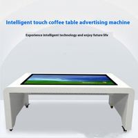 Kiosque interactif multipoint à écran tactile capacitif en métal en forme de U de 43 pouces, LCD/LED, pour magasin de détail, centre commercial, ascenseur