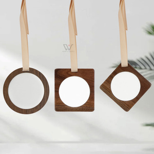 Nouvel arrivage de diffuseur de parfum de voiture en forme d'arbre de Noël personnalisable en bois de <span class=keywords><strong>cerisier</strong></span> massif frais à l'air libre - Product Image 3