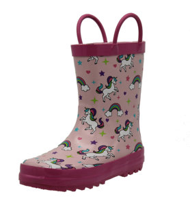 YL7157 Bottes de <span class=keywords><strong>pluie</strong></span> personnalisées en caoutchouc imperméable à mi-mollet pour enfants - Product Image 5