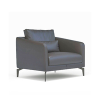 Fournisseur chinois Canapé de bureau confortable en cuir artificiel Design classique pour ensemble de canapés de bureau de direction Canapé personnalisable noir