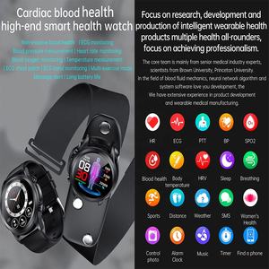 E400 Fitness Sport Sleep Track Smartwatch temperatura pressione sanguigna ossigeno ECG PPG monitoraggio salute Smart Watch E400 - Product Image 2
