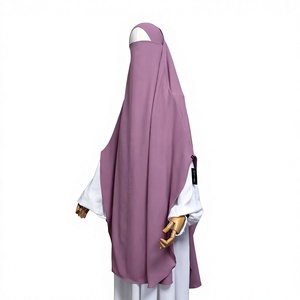 Magnifique khimar Safamedina pour femmes adultes, hijab français, khimar traditionnel musulman élégant - Product Image 4