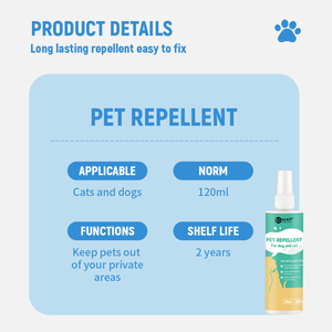 Spray Répulsif <span class=keywords><strong>pour</strong></span> Animaux de Compagnie Parfum Pomme, Fourniture Directe Usine, Personnalisable, 120ml, Naturel, Non Toxique, Anti-Rayures et Anti-Morsures, Spray d'Entraînement - Product Image 6