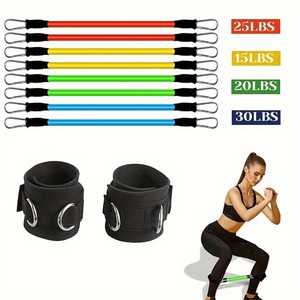 Bandes de résistance Yx Factory Supply en latex haute performance, 4 niveaux de résistance, confortables, portables, pour l'entraînement d'agilité et de vitesse - Product Image 6