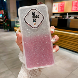 เคสโทรศัพท์ไล่ระดับสีที่ชัดเจนสำหรับ <span class=keywords><strong>VIVO</strong></span> V50อุปกรณ์เสริมโทรศัพท์มือถือ Y20s 5g พร้อมสติกเกอร์รูปดาวระยิบระยับ Y200 V40 Pro - Product Image 3