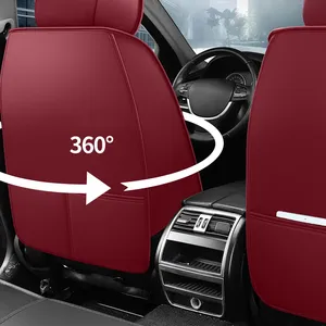 Seggiolino Auto in pelle di lusso copre Set completo universale per <span class=keywords><strong>Renault</strong></span> Kadjar <span class=keywords><strong>Megane</strong></span> 2 3 4 Fluence Captur uomo Auto interni - Product Image 4