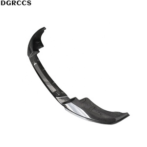4 Series G22 G20 2020-2024 3D Sports Carbon Fiber Front Lip Bumper Shovel Accessory <b>Kit</b> <b>Polished</b> Vacuum Technology - Product Image 3