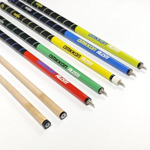 Queue de billard en érable de haute qualité 1/2 split, joint en acier inoxydable, 13 mm, pour snooker, billard, 19 oz/20 oz, neuf boules, club - Product Image 2