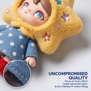WEIMEI Fábrica OEM Muñecos de Peluche Suaves y Adorables con Capucha de Estrella, Coleccionables Premium de Peluche y Vinilo, Caja Sorpresa de IP Curativa, Diseño de Regalo para Actividades - Product Image 3