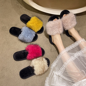 Da donna inverno caldo per la casa <span class=keywords><strong>di</strong></span> pelliccia per pantofole nuovo colore lana <span class=keywords><strong>di</strong></span> <span class=keywords><strong>visone</strong></span> grande pelliccia <span class=keywords><strong>di</strong></span> cotone per il commercio estero da Mao Mao - Product Image 4