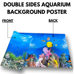 Verschiedene Größen <span class=keywords><strong>Aquarium</strong></span> Hintergrund <span class=keywords><strong>Poster</strong></span> Doppelseiten <span class=keywords><strong>Aquarium</strong></span> Hintergrund Dekoration Papier - Product Image 2