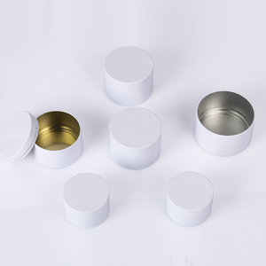 Wholesale 2oz 4oz 6oz 8oz Empty Round <strong>Rose</strong> Gold White Black Seamless Metal Container Custom Candle <strong>Tins</strong> With Lid - Product Image 6