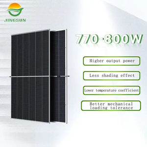 แผงโซลาร์เซลล์แบบสองหน้าคุณภาพสูง Jingsun Type HJT กำลังไฟ 770W 775W 780W 785W 800w โมโนคริสตัลไลน์แบบฮาล์ฟเซลล์ รุ่น JAM132D 770-800M H - Product Image 3