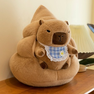Capybara nueva muñeca Linda Capybara Baba casa almohada caca casa muñeca peluche juguete al por mayor - Product Image 2