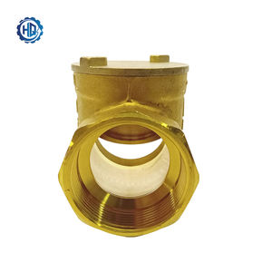 Vanne <span class=keywords><strong>de</strong></span> retenue manuelle en laiton H14W-16T, unidirectionnelle, horizontale, à piston, avec joint en PTFE, vente en gros - Product Image 3