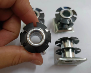 Conector <span class=keywords><strong>de</strong></span> tubo roscado <span class=keywords><strong>de</strong></span> doble capa, tuerca <span class=keywords><strong>de</strong></span> estrella para bicicleta <span class=keywords><strong>de</strong></span> montaña y carretera - Product Image 3