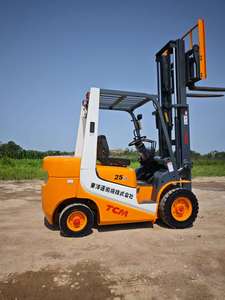 Montacargas TCM FD25 de 2.5 Toneladas de Segunda Mano en Buen Estado, Motor Japonés, Elevación Hidráulica, Desplazador Lateral, Mástil de Dos Etapas - Product Image 3