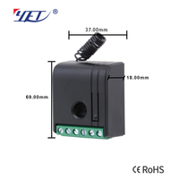 YET477PC Récepteur sans fil universel AC/DC à deux canaux, capacité 400 codes, pour codes fixes, codes d'apprentissage et codes roulants, contrôleur récepteur