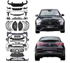 GLC63 AMG aggiornamento nuovo Bodykit per <span class=keywords><strong>Mercedes</strong></span> Benz <span class=keywords><strong>GLC</strong></span> <span class=keywords><strong>Coupe</strong></span> X253 lifting paraurti anteriore Kit parti del corpo vettura - Product Image 4