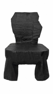 Fauteuil lounge en bois massif de style nordique |   Fauteuil décoratif à structure stable pour salon domestique - Product Image 3