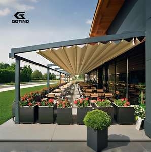 หลังคาอลูมิเนียมแบบยืดหดได้-ป้องกันลูกเห็บและระบายน้ำระเบียงทุกสภาพอากาศ - Product Image 5