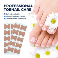 Patch Adhésif Professionnel Sans Colle pour Soin des Ongles des Pieds, Autocollants Correcteurs pour Améliorer les Ongles Incarnés
