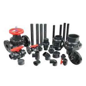 Grosir hitam 20mm 30mm UPVC pipa air Standar Nasional PVC plastik pasokan air pipa industri standar Amerika