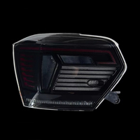 LED-Rückleuchten mit schwarzer Gehäuseausführung für VW Polo 2019-2024, Rücklicht-Baugruppe, Bremsleuchten, Auto-Styling-Zubehör