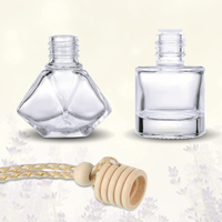 5ml 7 8 9 10 15 Mini Transparent Vide Voiture Désodorisant Diffuseurs Parfum Bouteilles En Verre