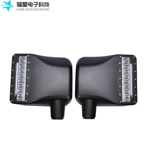 Flare <b>Star</b> Electronic Led Makeup <b>Mirror</b> Rectangular Aluminum Frame Water Resistant For Commercial Use - Product Image 4