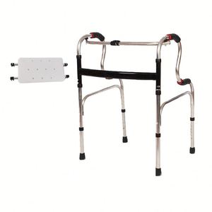 Cho người già người tàn tật người già người đàn ông Trọng lượng nhẹ xách tay Walker cho phục hồi chức năng đi bộ khung với bánh xe rollator y tế - Product Image 2