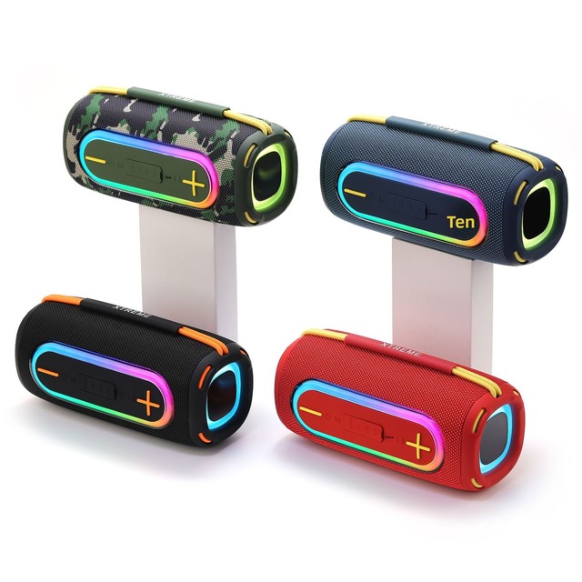 P39 Pro Dual Bass Radiators High Power Outdoor Speaker Waterproof Portable Wireless Audio with Hand Strap & Carry Handle