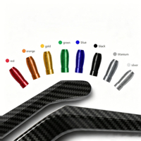 Accessoires de moto en gros, protège-mains universels modifiés en fibre de carbone, protection de guidon en alliage