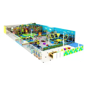 Commercial Jungle Gym Toddler Slides Plastic Set Soft Play Equipment Large Kids Indoor Playground
