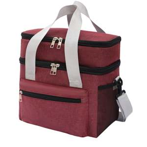 Sac isotherme multifonctionnel en tissu Oxford 600D double couche, imperméable, pour pique-nique en extérieur, avec bandoulière, pour garder les aliments frais - Product Image 1