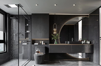 Servicio de Diseño de Baños de Lujo, Diseño Profesional de Baños, Decoración Integral con Renderizado 3D y Suministro de Materiales