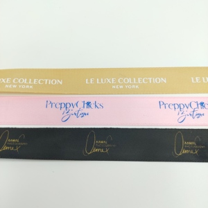Cinta de Raso Personalizada con Logotipo, Serigrafía, para Envolver Regalos, Estampada en Relieve, Reciclada, 100% Poliéster, con Logotipo de Marca - Product Image 6