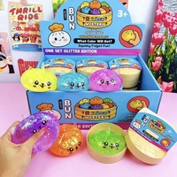 Meilleures ventes : Squishies Taba anti-stress, grands, scintillants, souriants, en forme de boulette et de bao bun, assortiment mystère arc-en-ciel, boîte surprise