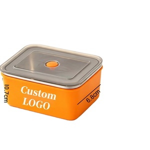 Contenedor de Alimentos de Acero Inoxidable 201 de 600 ml con Logotipo Personalizado, Hermético, Aislante, Reutilizable, para Frutas, Trabajo - Product Image 1