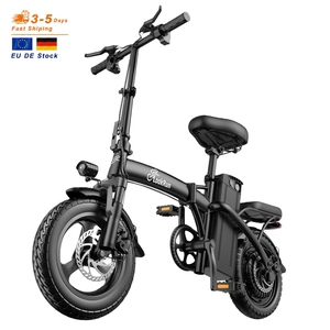 Bicicleta Eléctrica Plegable LOOKRUN al por Mayor, 250W 48V 13Ah, Mini Bicicleta Eléctrica de 14 Pulgadas, Stock en la UE, Entrega en Alemania, Viajes Cortos por la Ciudad - Product Image 1
