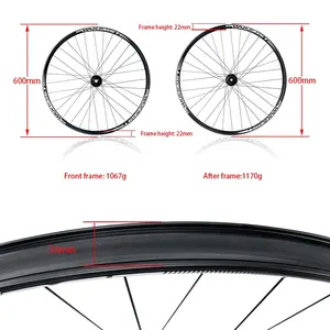 Conjunto de rodas MTB de alta qualidade 27.5/29 polegadas 35 mm de largura aro de liga de alumínio 32H freio a disco Wake conjunto de rodas de mountain bike