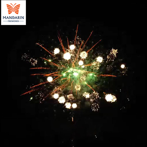 Fuegos Artificiales Mandarin 1.3G 0.8" de 666 Disparos: Pirotecnia Profesional de 7 Minutos para Festivales 2026 - Product Image 1