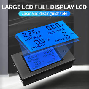 Bobin CT ölçer KWH ile PZEM-061 dijital güç ölçer AC tek fazlı 80-260V 100A gerilim akım Watt enerji ölçer - Product Image 5